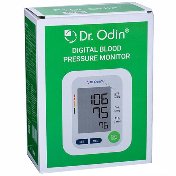 Dr.Odin Digital Blood Pressure Monitor White (Model - BSX516) 13 x 17.4 x 8 cm