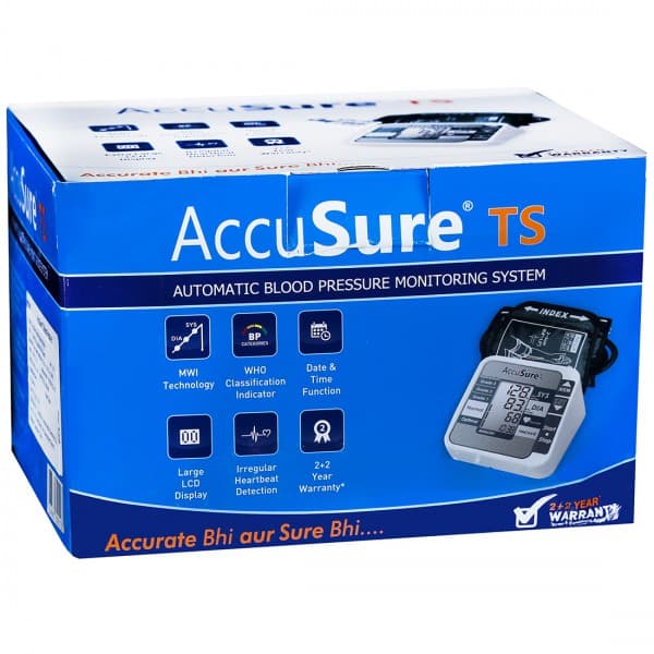 AccuSure TS Autometic Blood Pressure Monitor 140 x 120 x 70 mm