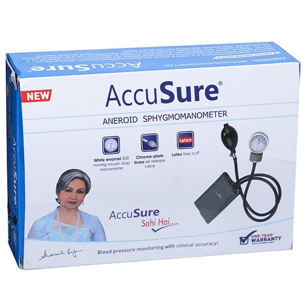 AccuSure Aneroid Sphygmomanometer Pack Of 1