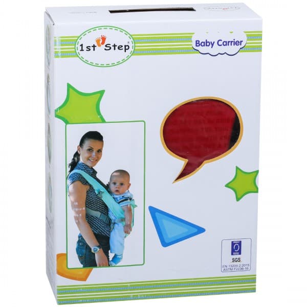 1st Step 5 in 1 Baby Carrier (4-14 months) ST-3009 Red & Off-White