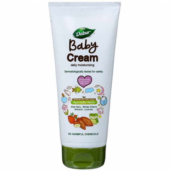 Dabur Baby Cream Daily Moisturising Enriched with Ayurvedic Herbs 200 g