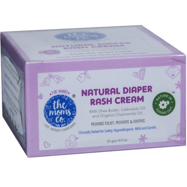 The Moms Co. Natural Diaper Rash Cream with Shea Butter, Calendula Oil and Organic Chamomile Oil 25 g