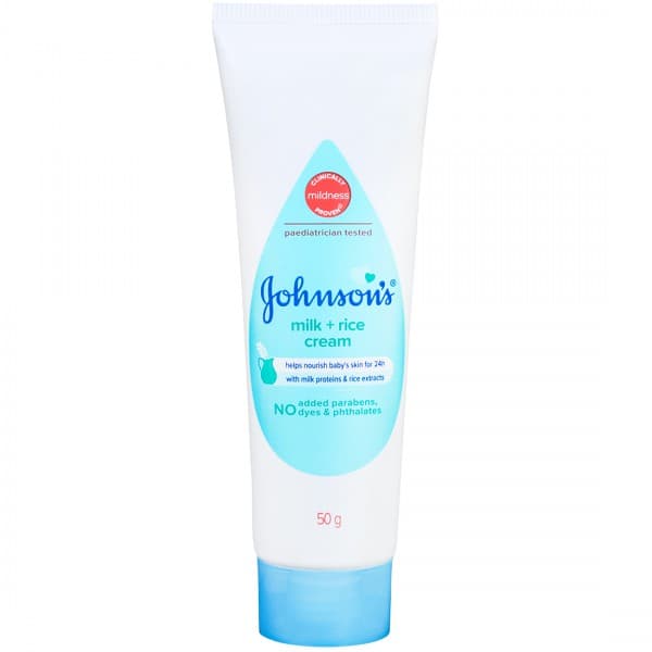 Johnsons Baby Milk + Rice Cream 50 g