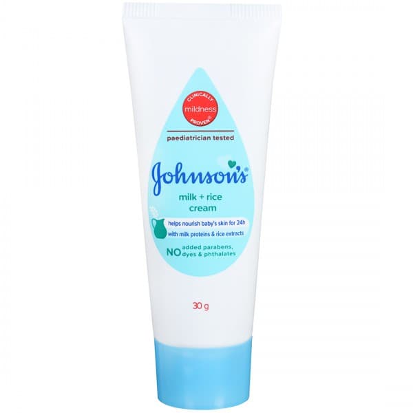 Johnsons Baby Milk + Rice Cream 30 g