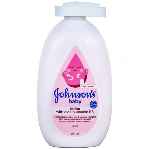 Johnsons Baby Lotion With Aloe & Vitamin B5 500 ml