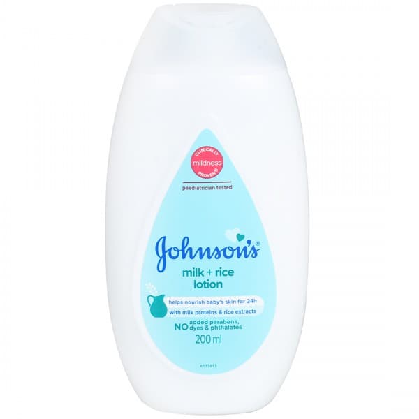 Johnsons Baby Milk + Rice Lotion 200 ml