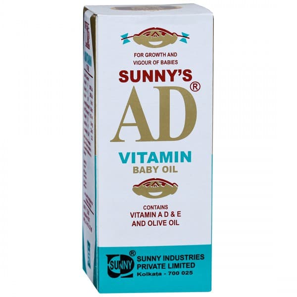 AD Vitamin Baby Oil 170 ml