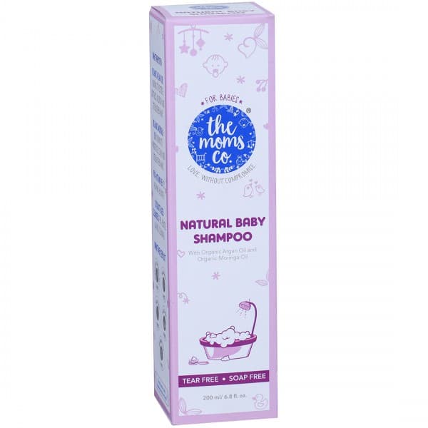 The Moms Co. Natural Baby Shampoo with Organic Argan Oil and Organic Moringa Oil 200 ml