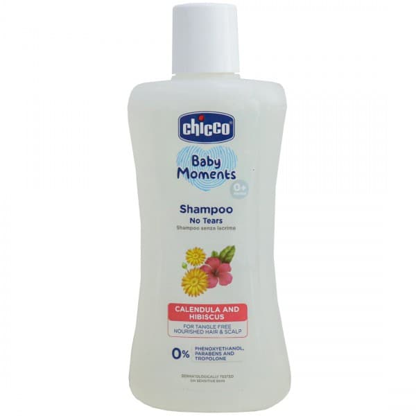 Chicco Baby Moments No Tears Shampoo Calendula and Hibiscus 0+ Months CH111982 200 ml