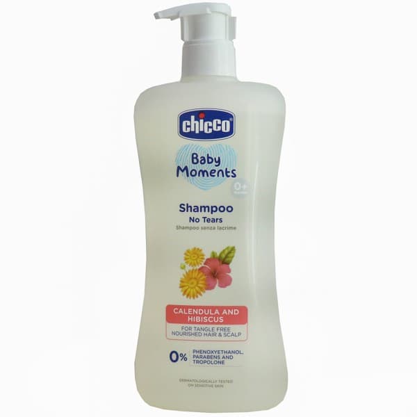 Chicco Baby Moments No Tears Shampoo Calendula and Hibiscus 0+ Months CH111985 500 ml