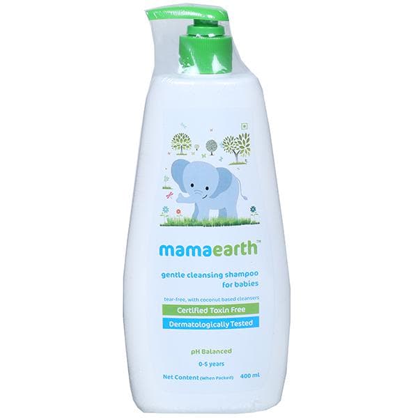 Mamaearth Gentle Cleansing Shampoo for Babies (0-5 Year) 400 ml