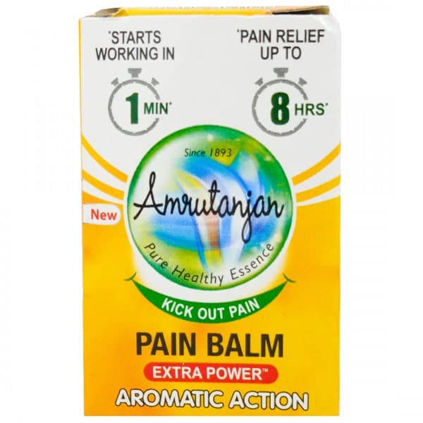 Amrutanjan (New) Extra Power Aromatic Action Pain Balm 8 ml