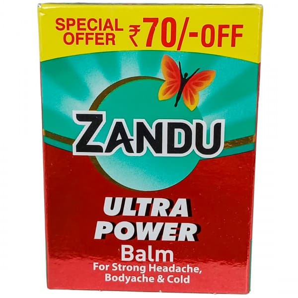 Zandu Ultra Power Balm (Special Offer Rs. 70 Off) 50 ml