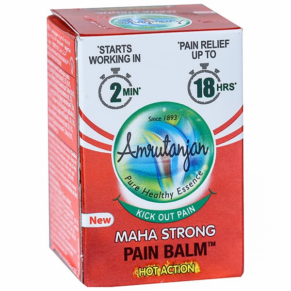 Amrutanjan Maha Strong Red Balm 8 ml