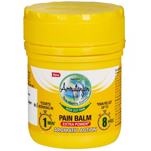 Amrutanjan Extra Power Yellow Pain Balm 27.5 ml