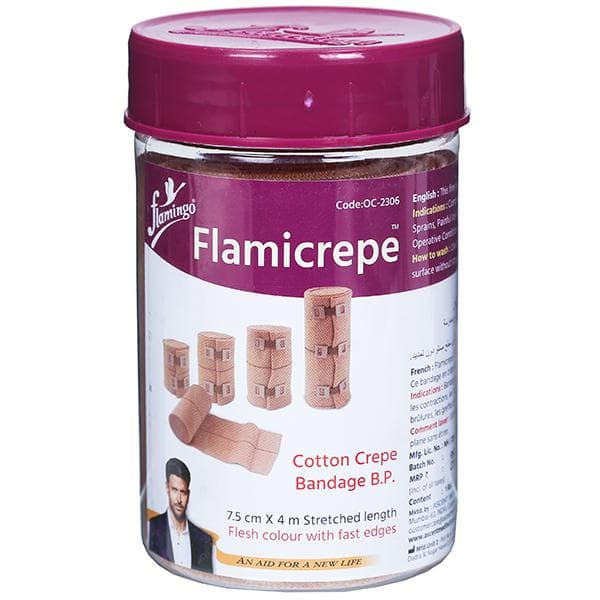 Flamingo Flamicrepe Crepe Bandage 7.5 cm x 4 m