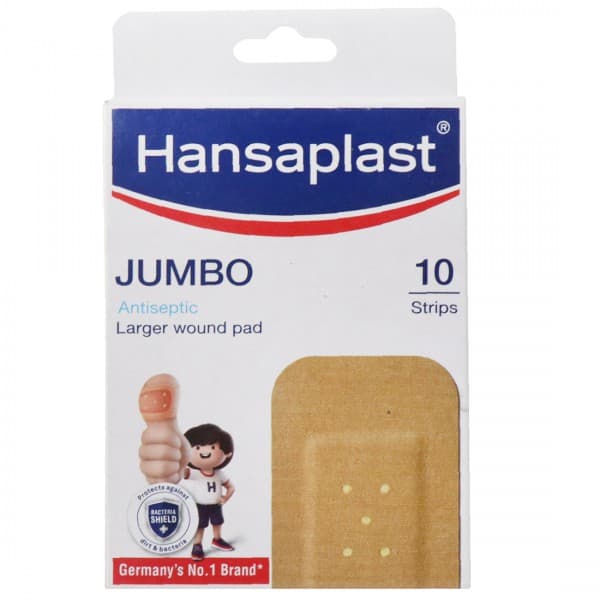 Hansaplast Jumbo (Medicated Dressing) Strip Pack Of 10