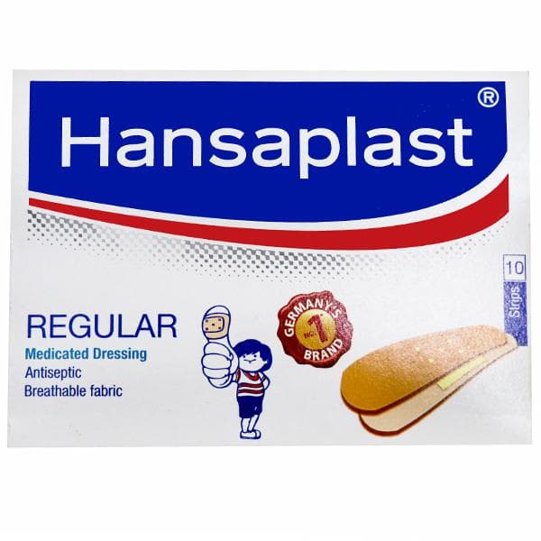 Hansaplast Regular (Medicated Dressing) Strip Pack Of 10