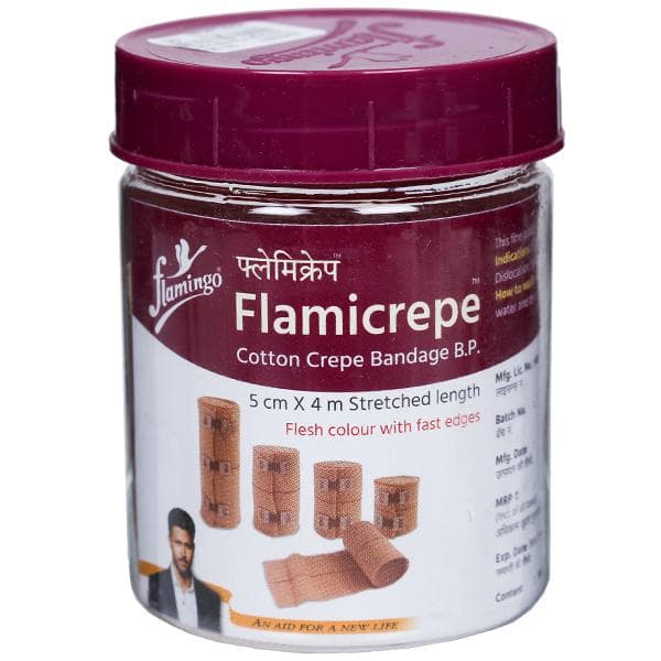 Flamingo Flamicrepe Crepe Bandage 5 cm*4 m 1 Pc