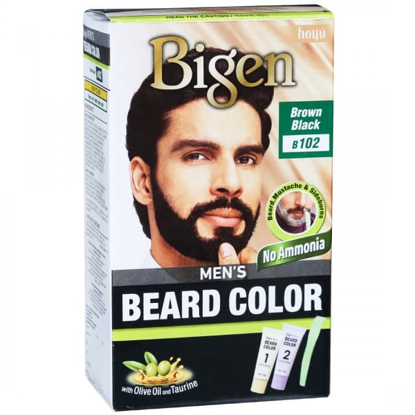 Bigen Mens Beard Color Brown Black B102 (20 g + 20 g)
