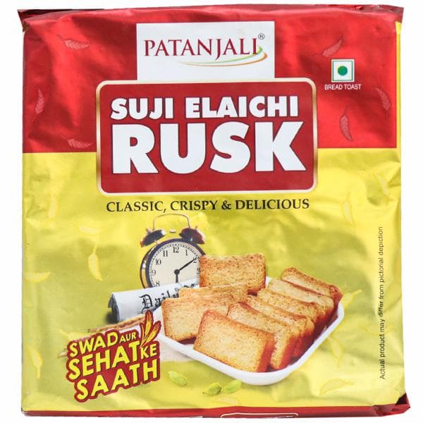 Patanjali Suji Elaichi Rusk 200 g