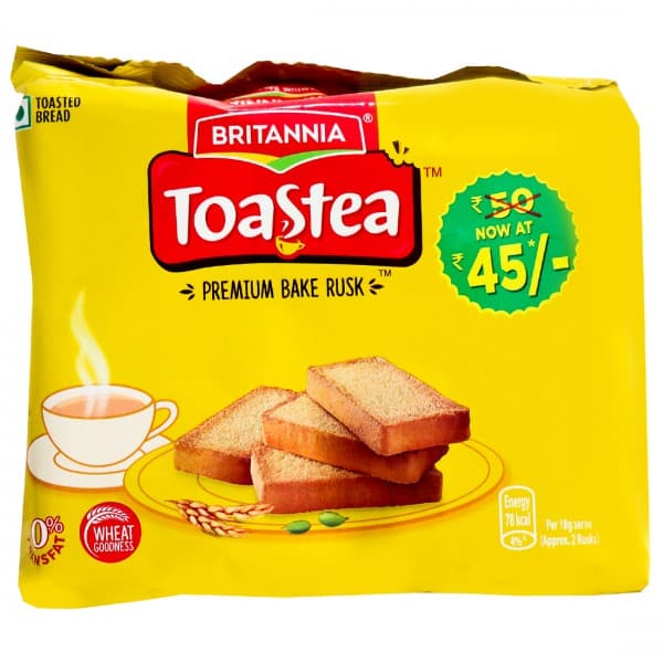 Britannia Premium Bake Rusk Toastea Biscuits 300 g