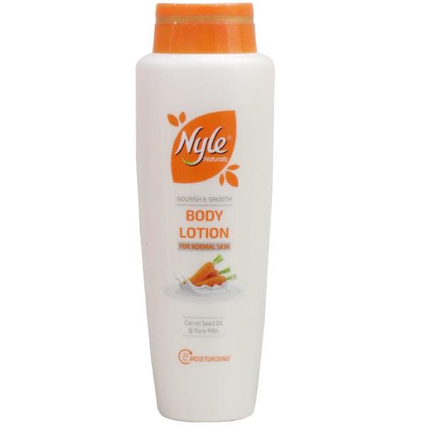 Nyle Naturals Nourish & Smooth Carrot Seed Oil & Pure Milk Normal Skin Body Lotion 400 ml