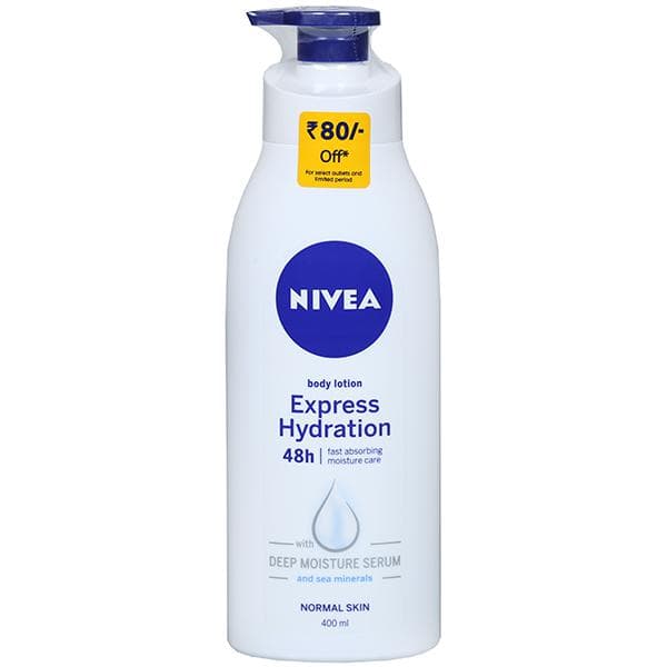 Nivea Express Hydration Normal Skin Body Lotion with Deep Moisture Serum (Rs 80 Off) 400 ml