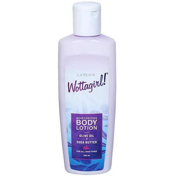 Layerr Wottagirl Moisturizing Body Lotion Olive Oil + Shea Butter 200 ml