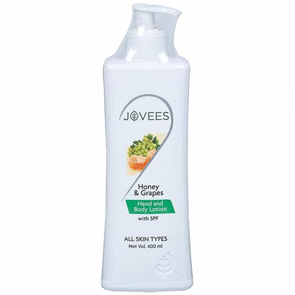 Jovees Honey & Grapes Hand and Body Lotion with SPF all Skin Types 400 ml