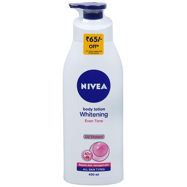 Nivea Whitening Even Tone Body Lotion (Rs 65 Off) 400 ml