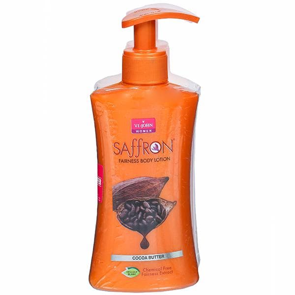 Vi-John Women Saffron Fairness Body Lotion Cocoa Butter (Free Rose Body Lotion 250 ml) 250 ml