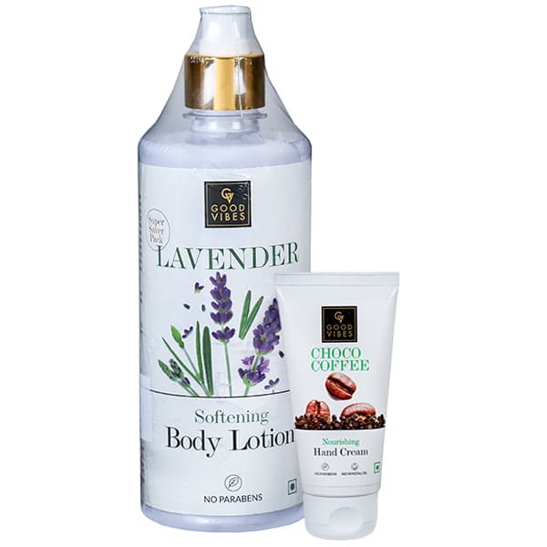 Good Vibes Lavender Softening Body Lotion (Free Good Vibes Hand Cream 50 g) 500 ml