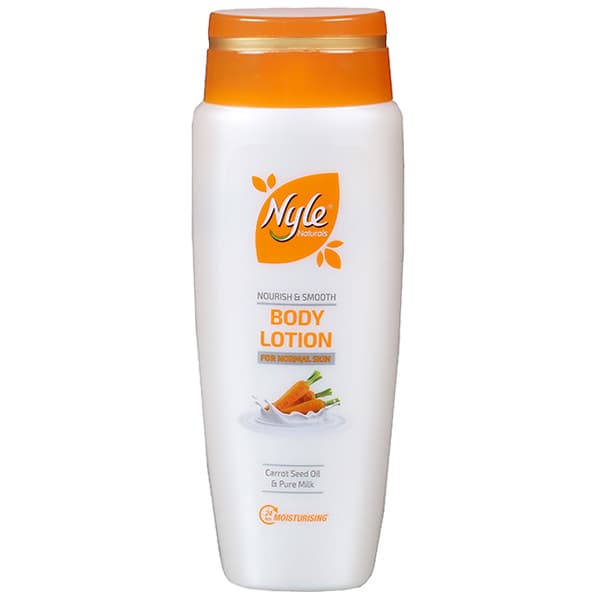 Nyle Naturals Nourish & Smooth Carrot Seed Oil & Pure Milk Normal Skin Body Lotion 200 ml