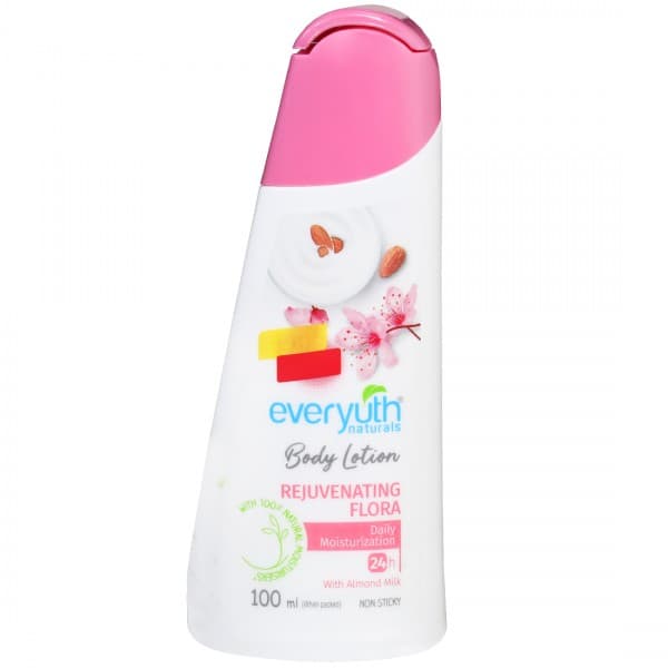 Everyuth Naturals Body Lotion Rejuvenating Flora Daily Moisturization 24h with Almond Milk (Rs 26 Off) 100 ml