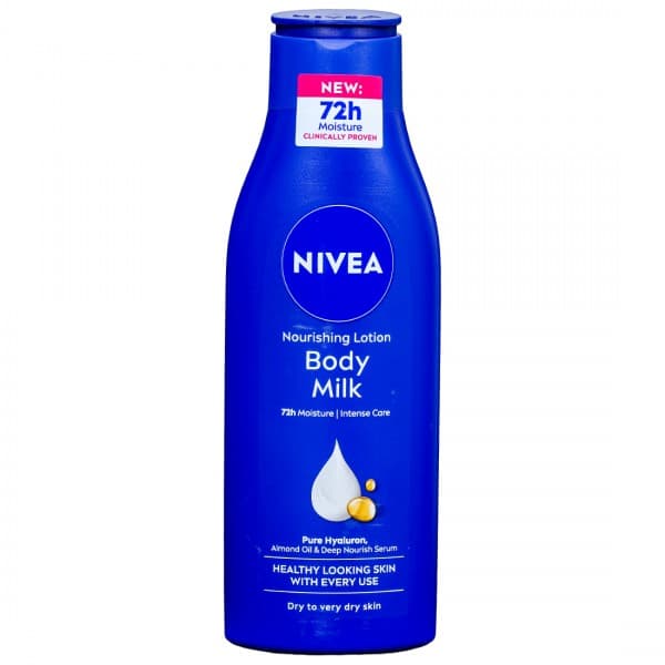 Nivea Body Milk Dry To Very Dry Skin 72h Moisture Nourishing Lotion 200 ml