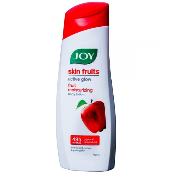 Joy Skin Fruits Active Glow 48h Moisture Jojoba & Almond Oils Fruit Moisturizing Body Lotion 300 ml