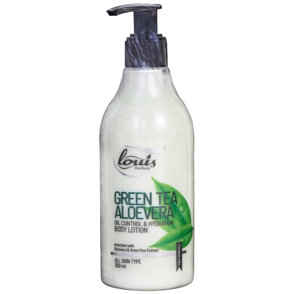 Louis Herbals Green Tea Aloevera Oil Control & Hydration Body Lotion 300 ml