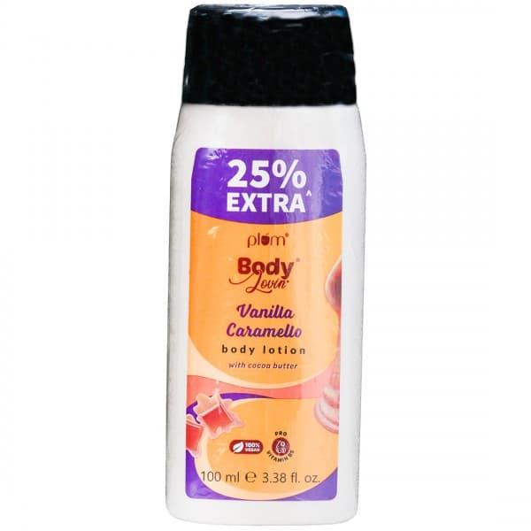 Plum Body Lovin Vanilla Caramello Body Lotion With Cocoa Butter (25% Extra) 80 ml