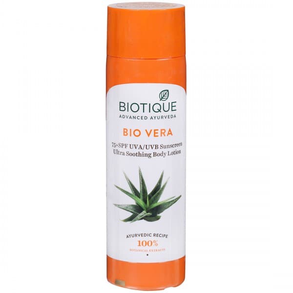 Biotique Bio Vera Sunscreen Spf 75 + Body Lotion 190 ml