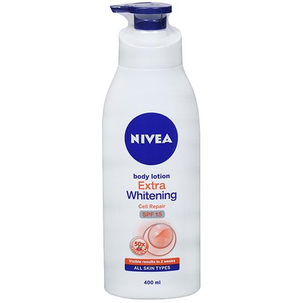 Nivea Extra Whitening Cell Repair Spf 15 Body Lotion 400 ml