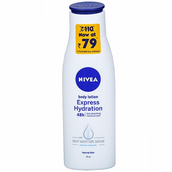 Nivea Express Hydration Normal Skin Body Lotion with Deep Moisture Serum (Rs 31 Off) 75 ml
