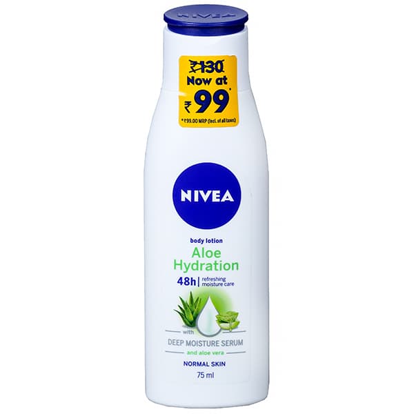 Nivea Aloe Hydration Normal Skin Body Lotion with Deep Moisture Serum (Rs 31 Off) 75 ml