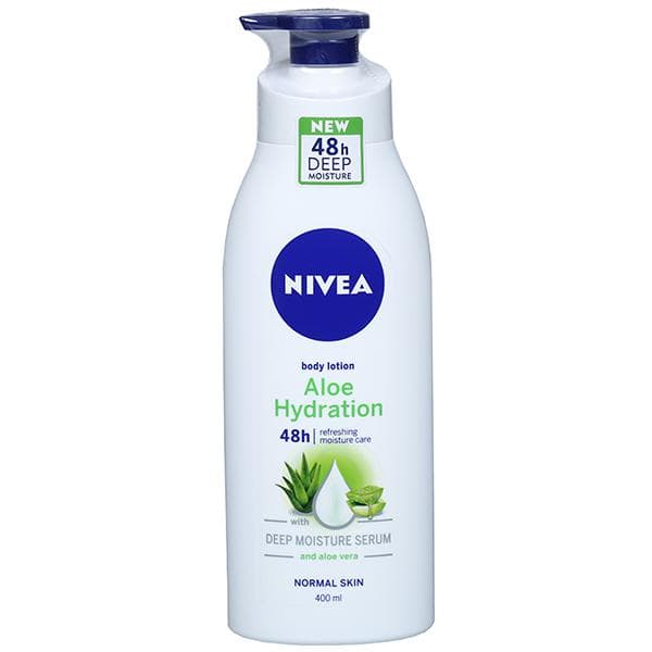 Nivea Aloe Hydration Normal Skin Body Lotion with Deep Moisture Serum 400 ml