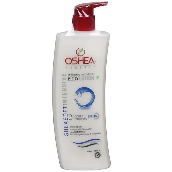 Oshea Herbals Sheasoft Intensive 2x Whitening Moisturizing Spf 15 Body Lotion 400 ml