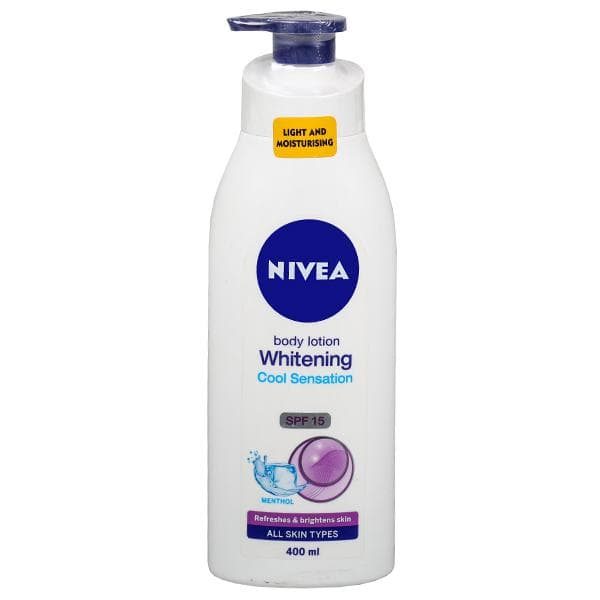 Nivea Whitening Cool Sensation Spf 15 Body Lotion 400 ml