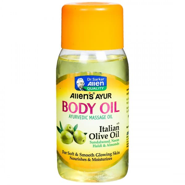Allens Body Oil Ayurvedic Massage Oil Italian Olive Oil 200 ml