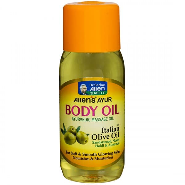 Allens Body Oil Ayurvedic Massage Oil Italian Olive Oil 300 ml