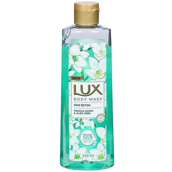 Lux Body Wash Skin Detox Freesia Scent & Aloe Vera 245 ml
