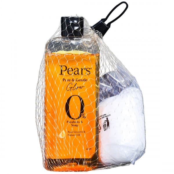Pears Pure & Gentle Glow Body Wash (Free Loofah) 250 ml